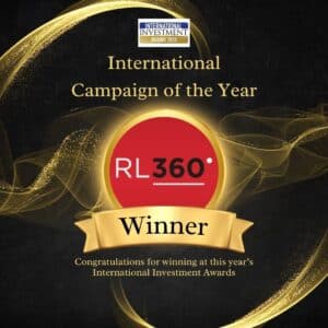 Winner Badge RL360 International Campaign of the Year